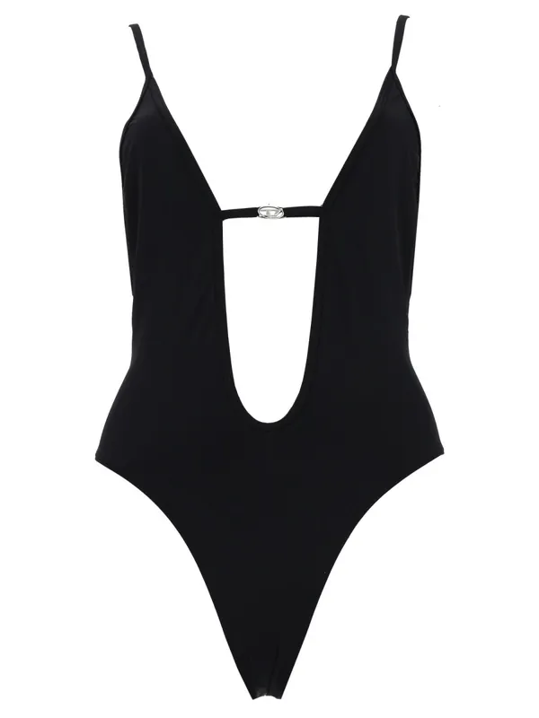 Costume Intero Con Scollatura Profonda - Diesel
