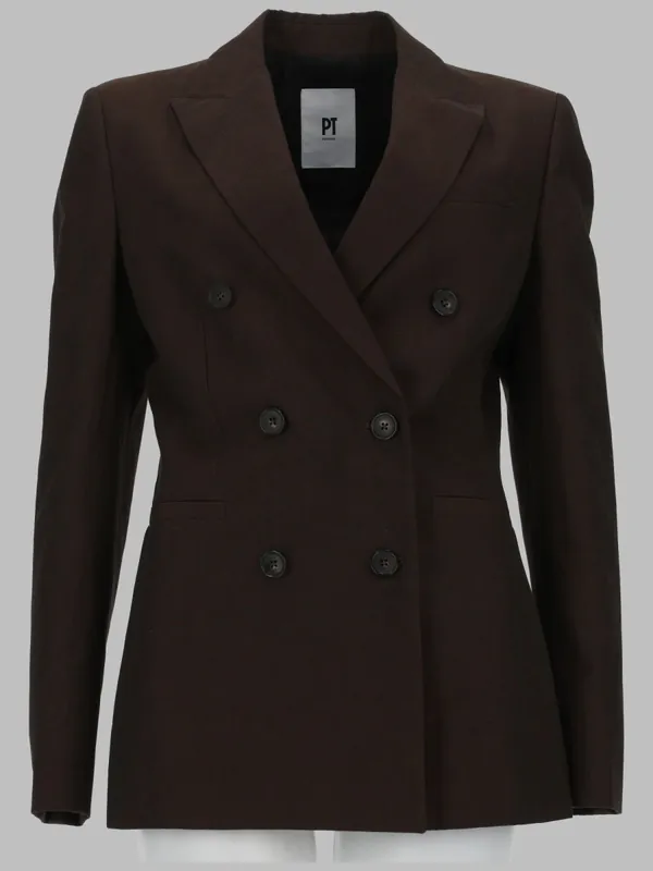 Giacca "Romy" In Lino E Cotone - PT Torino