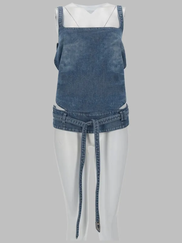 Top "De-Sayra" In Denim