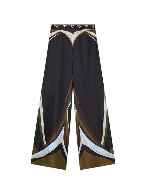 Printed Silk Trousers - Pucci