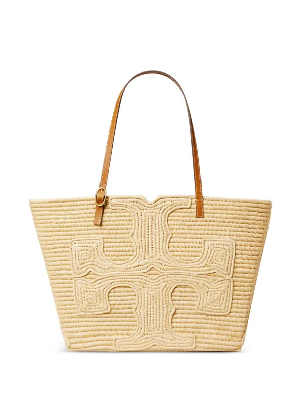 Ella Large Straw Tote - Tory Burch