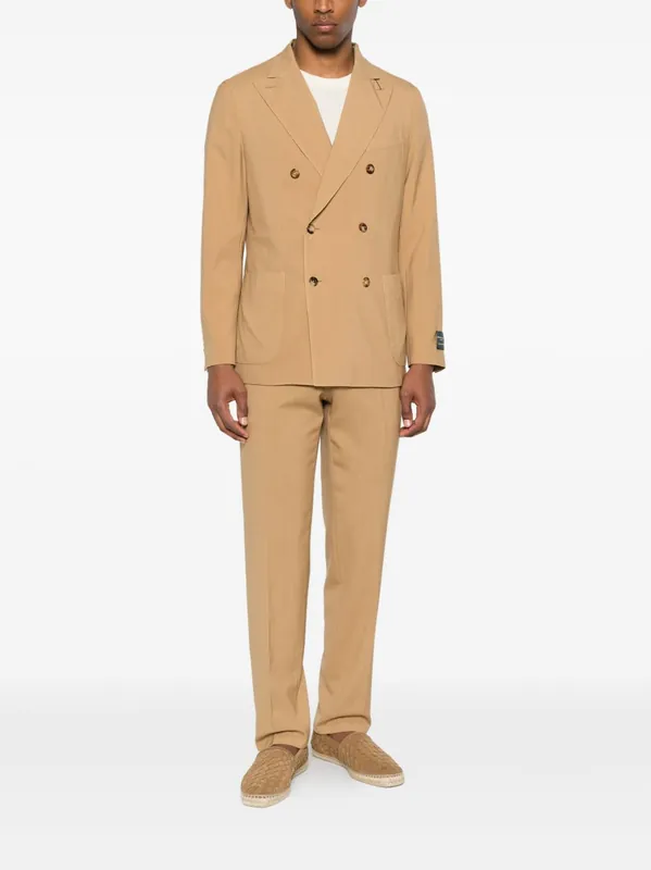 Wool Double-Breasted Suit