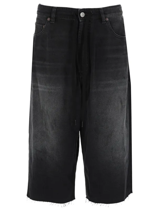 Shorts In Denim Di Cotone - MM6 Maison Margiela