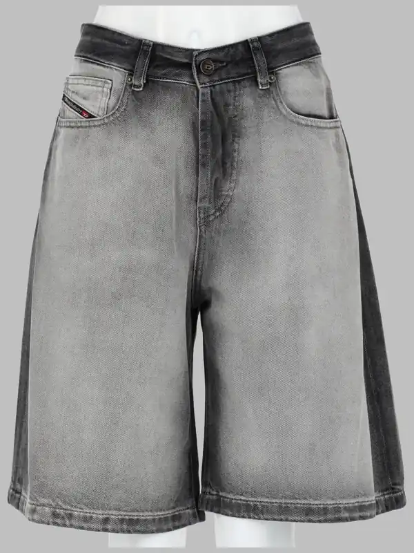 Shorts In Denim "Skeleton" - Diesel