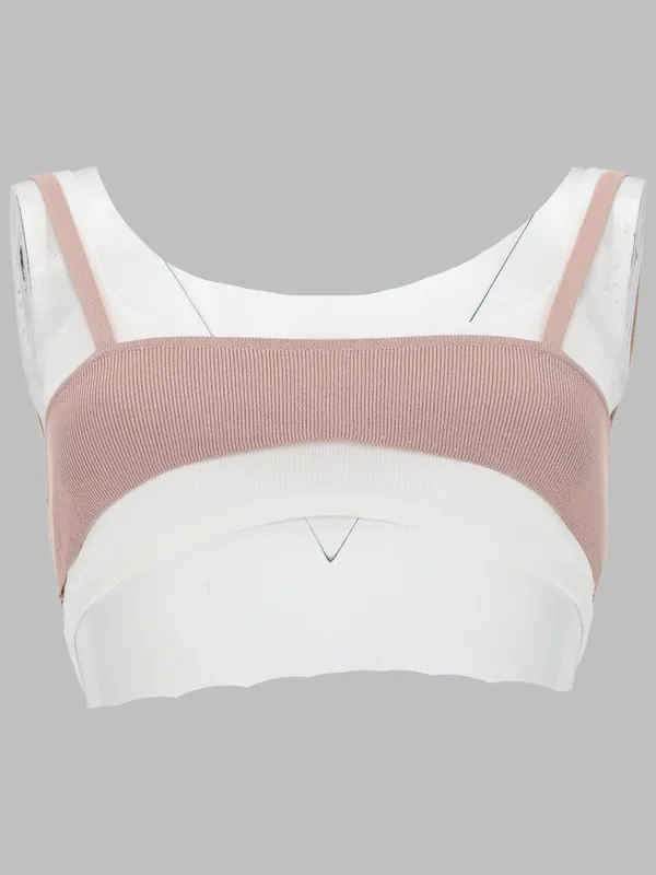 Top Bra Con Effetto Sovrapposto - Diesel