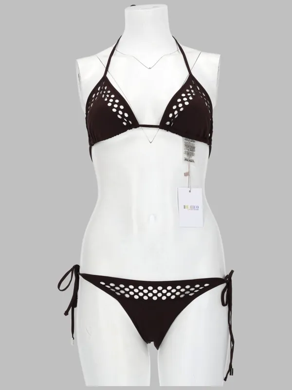 Bikini "Il Primo Bagno" In Lycra Traforata - The Attico