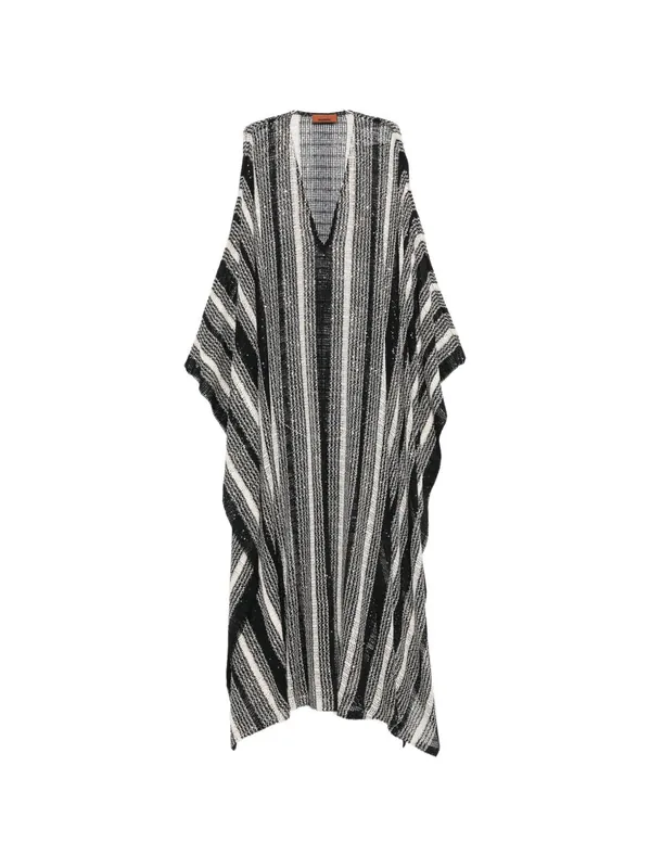 Cotton Blend Long Cover Up - Missoni Beachwear