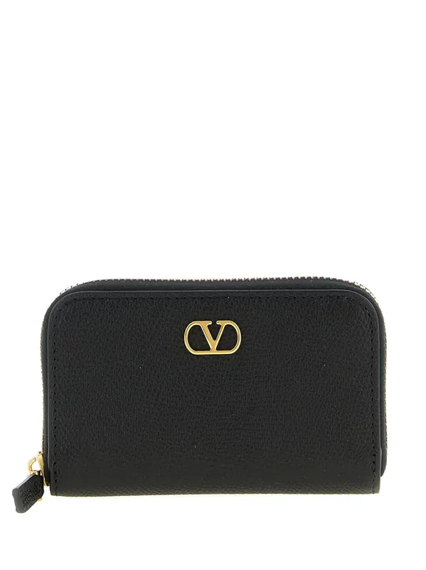 Vlogo Signature Leather Wallet - Valentino Garavani