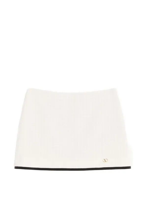 Tweed Cotton Skirt Pants - Valentino Garavani