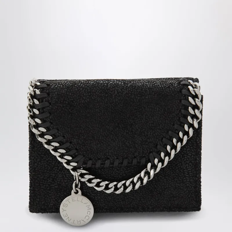 Falabella Wallet In Black - Stella McCartney