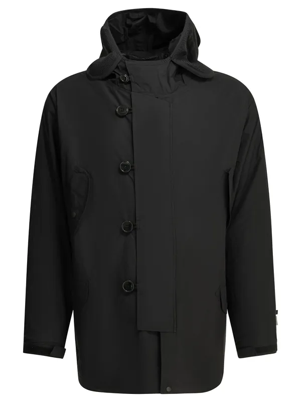 Windstopper® Flight Parka Jackets And Coats Black - Daiwa Pier 39