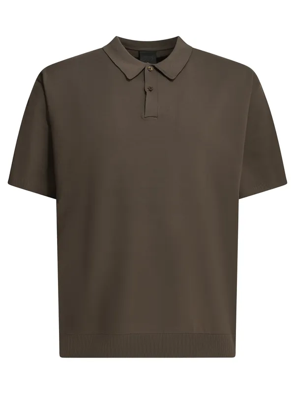 Tech Knit Polo Shirts Brown - Daiwa Pier 39