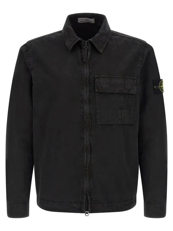 1200008 Shirt And Blouse Black - Stone Island