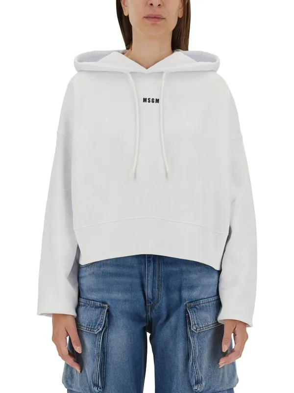 Sweatshirt With Logo - MSGM
