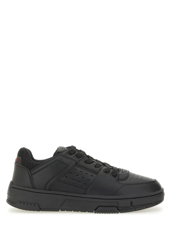 Sneaker With Mesh Details - Hugo