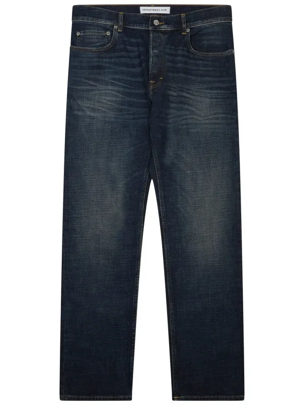 Jeans With Logo Patch - Department 5