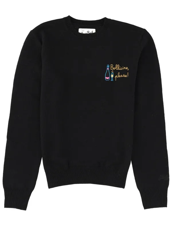 "New Queen" Jersey With Embroidery - Mc2 Saint Barth