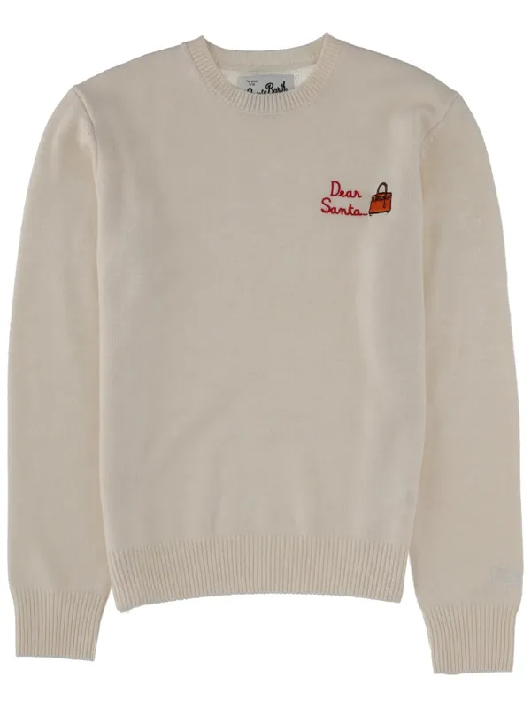 "New Queen" Jersey With Embroidery - Mc2 Saint Barth