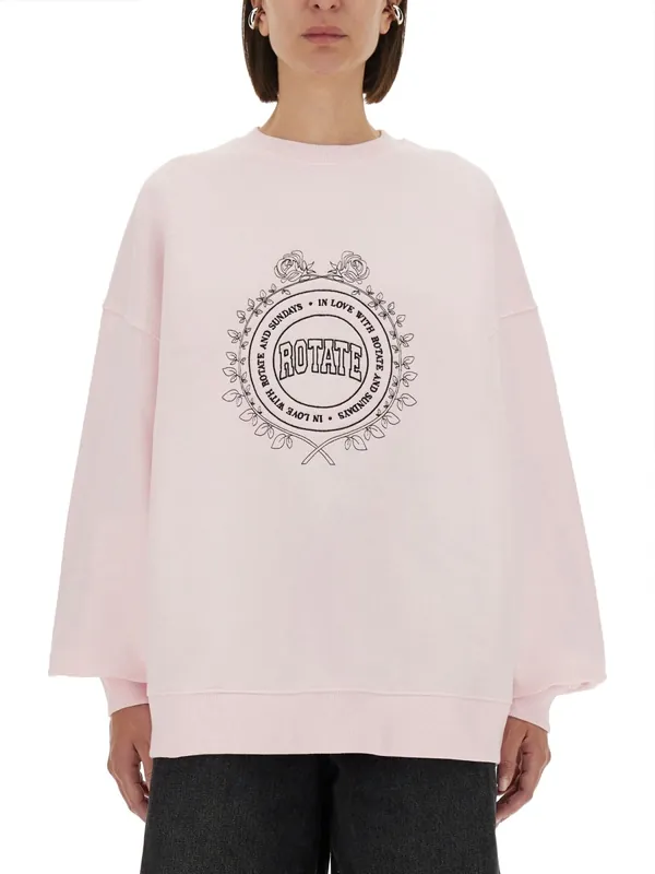 Sweatshirt With Logo - Rotate