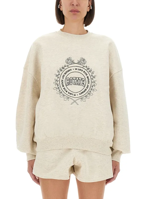 Sweatshirt With Logo - Rotate