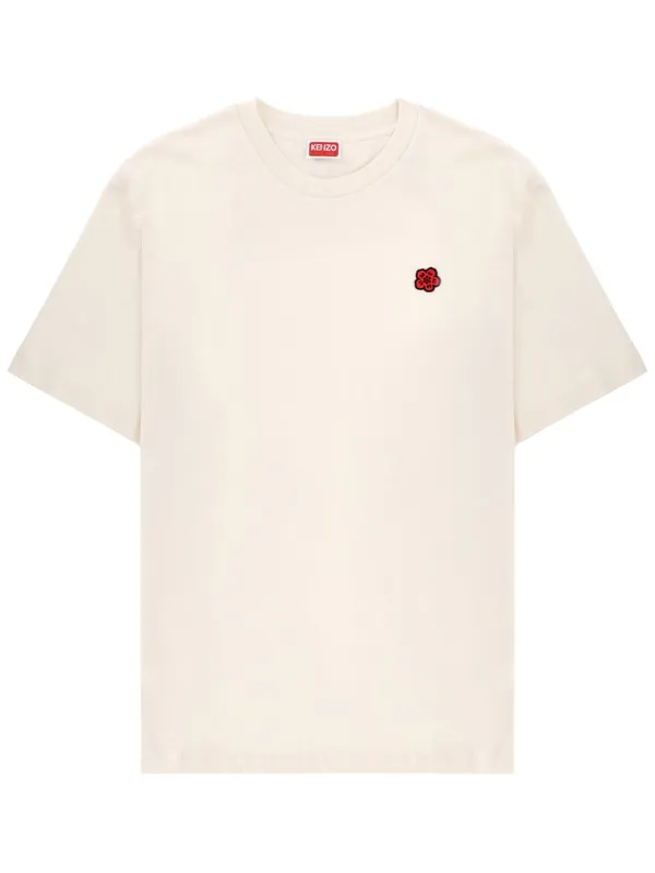 T-Shirt With "Boke Flower" Embroidery