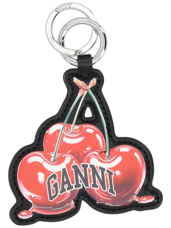 Leather Keychain - Ganni