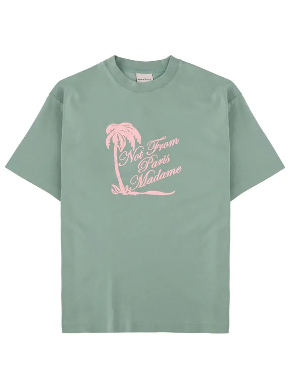 T-Shirt "Slogan Palmiers"