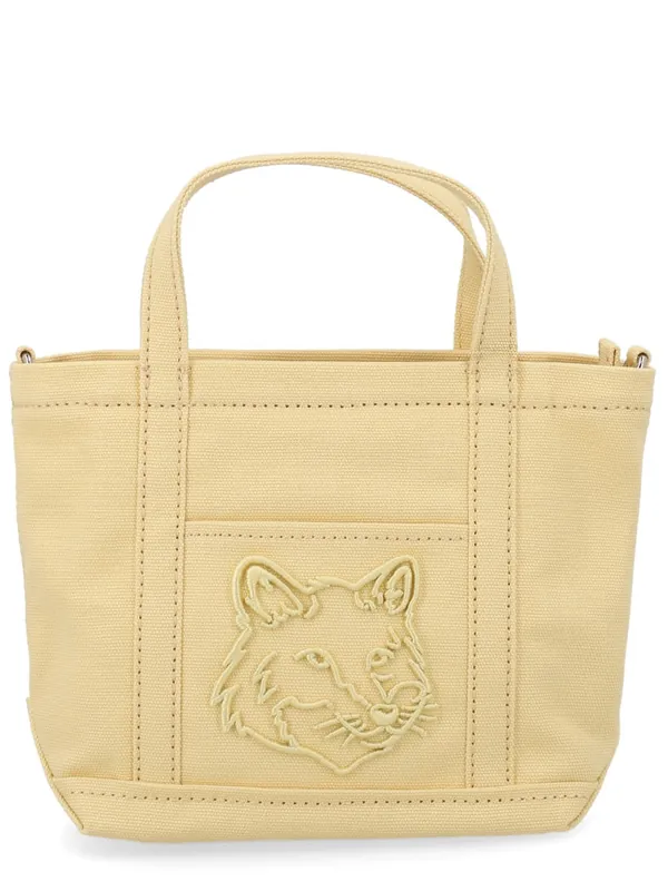 Borsa Tote "Fox Head" Mini - Maison Kitsuné