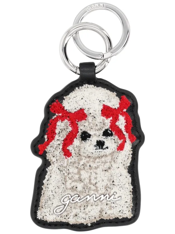 Leather Keychain - Ganni