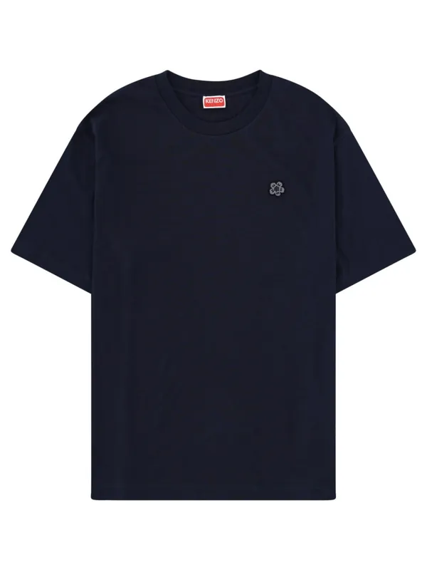 T-Shirt With "Boke Flower" Embroidery