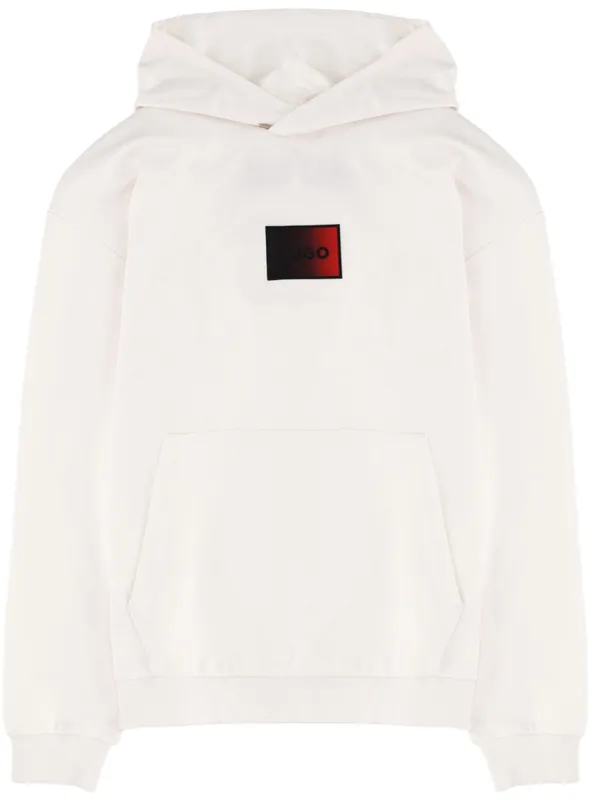 Sweatshirt With Logo Patch - Hugo