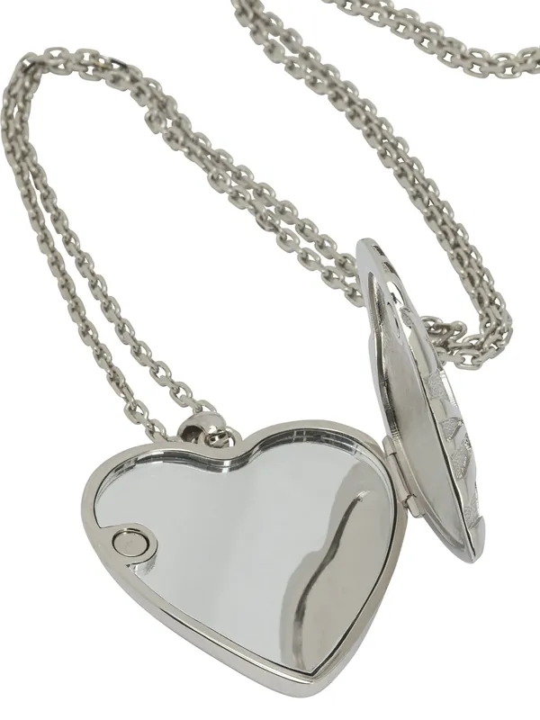 Heart Pendant Necklace Jewels Silver - Pucci