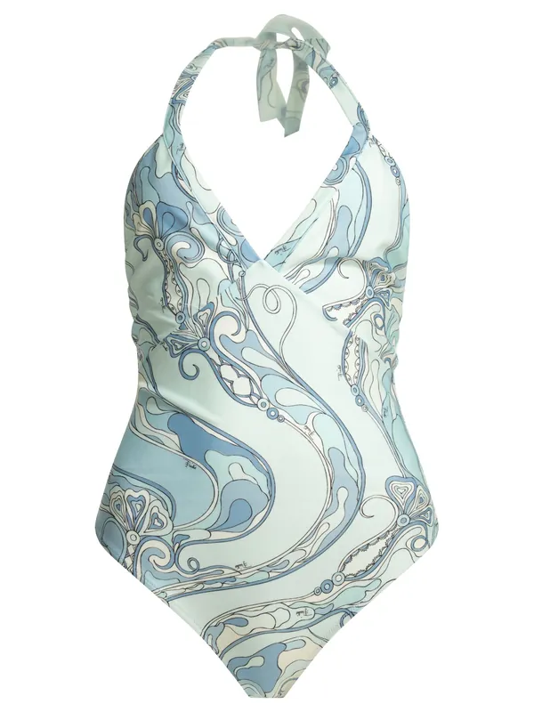 Orchidee Swimwear Light Blue - Pucci