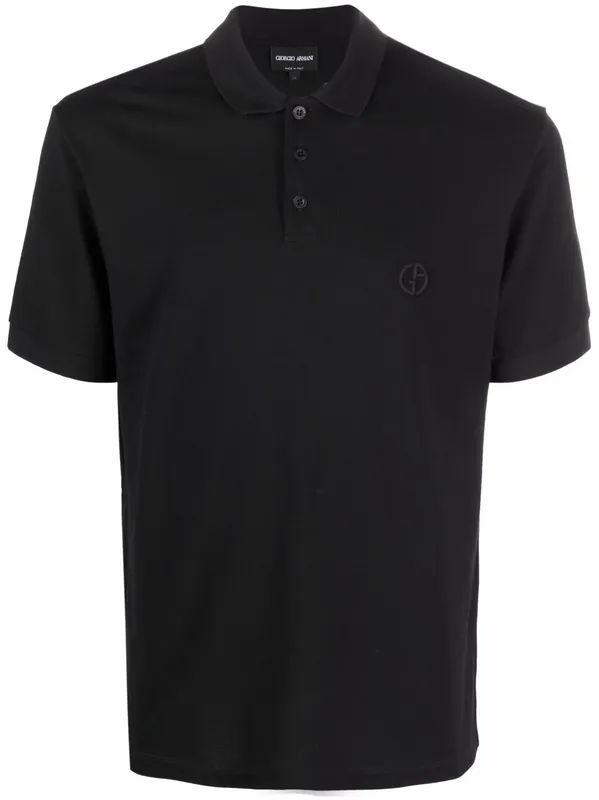 Piqeut Cotton Polo Shirt - Giorgio Armani