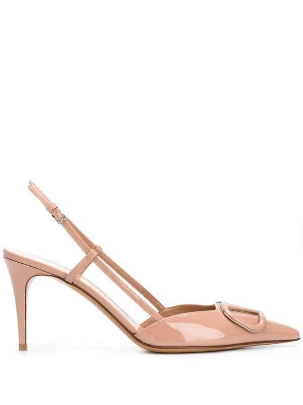 Vlogo Signature Leather Pumps - Valentino Garavani