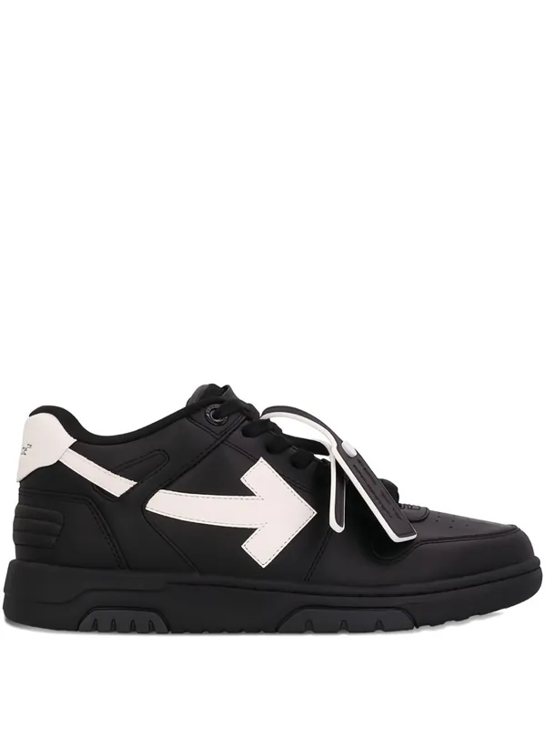 Out Of Office Leather Sneakers - Off-White