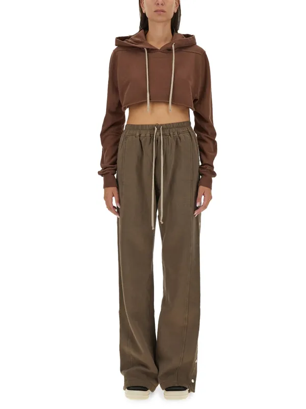 Cropped Sweatshirt - Rick Owens DRKSHDW