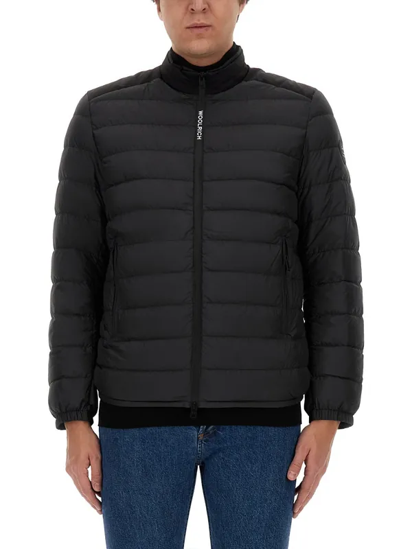 Jacket With Logo - Woolrich