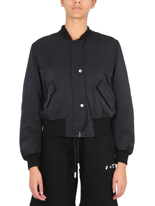 Bomber Con Stampa Logo - Off-White