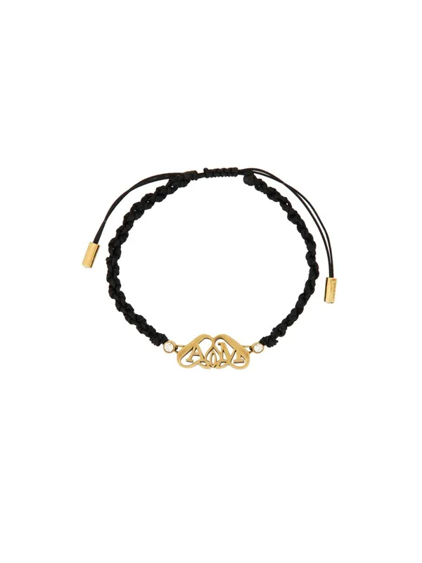 Friendship Bracelet With "Seal" Logo - Alexander McQueen