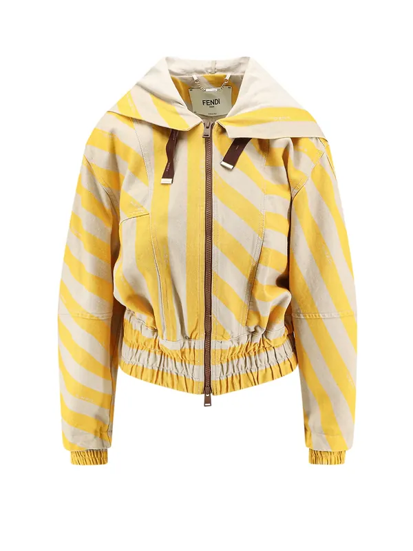 Cotton And Linen Jacket - Fendi