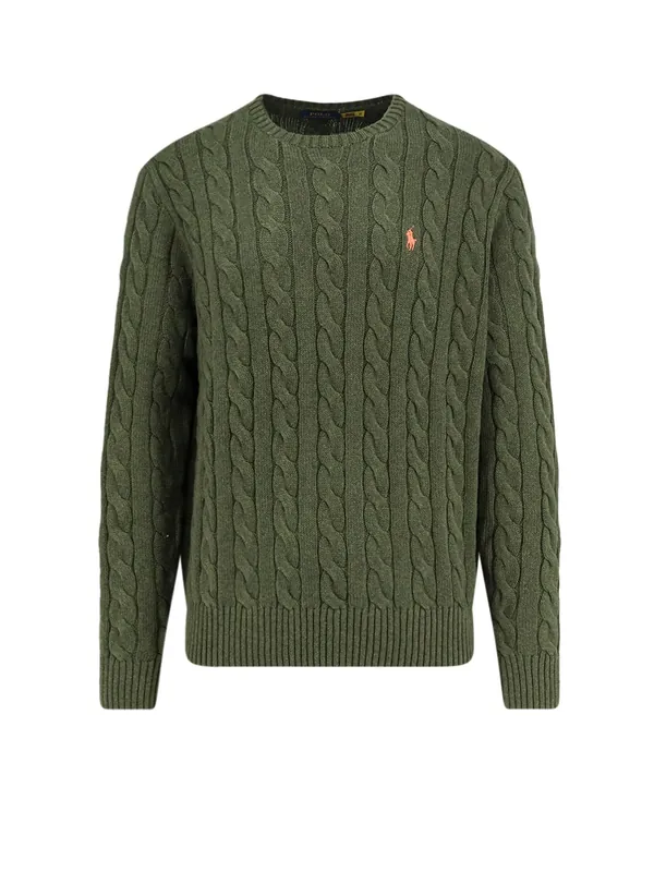 Cotton Sweater With Embroidered Logo On The Front - Polo Ralph Lauren