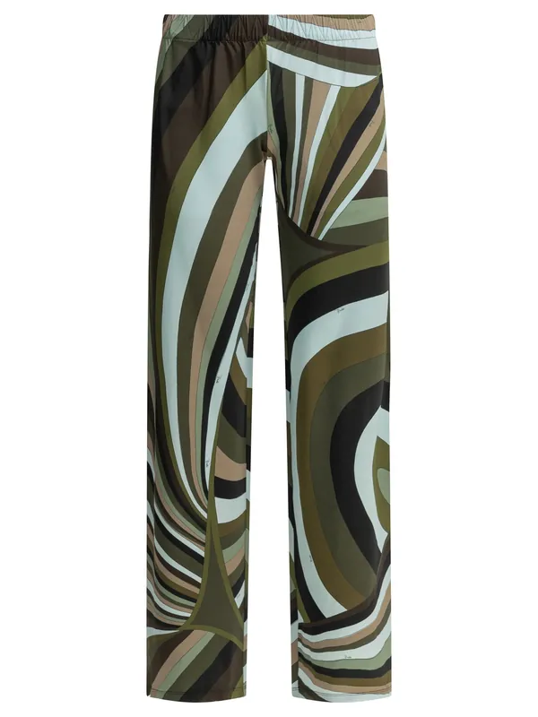 Iride Trousers Green - Pucci