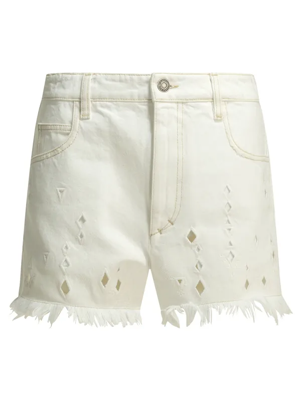 Aecia Shorts White - Isabel Marant