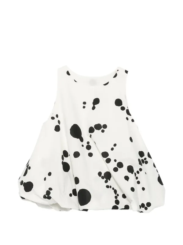Printed Cotton Blouse - Apuntob