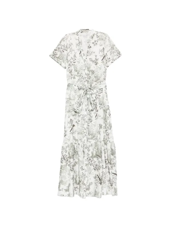 Printed Cotton Midi Dress - Alice + Olivia