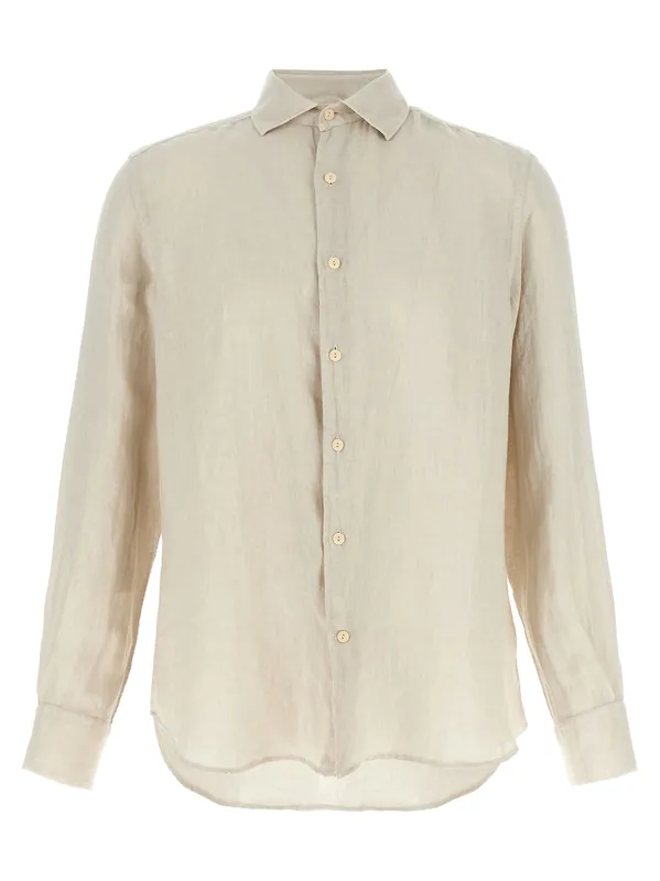 Pamplona Shirt And Blouse Beige - Mc2 Saint Barth
