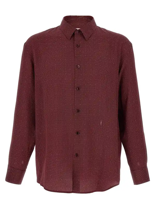 Cassandre Shirt And Blouse Bordeaux - Saint Laurent