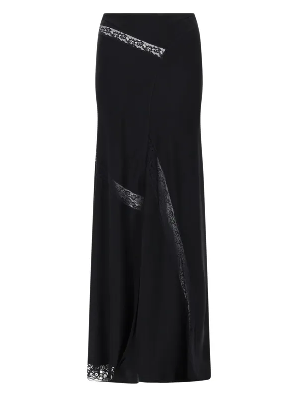 Gonna Con Dettagli In Pizzo - MSGM