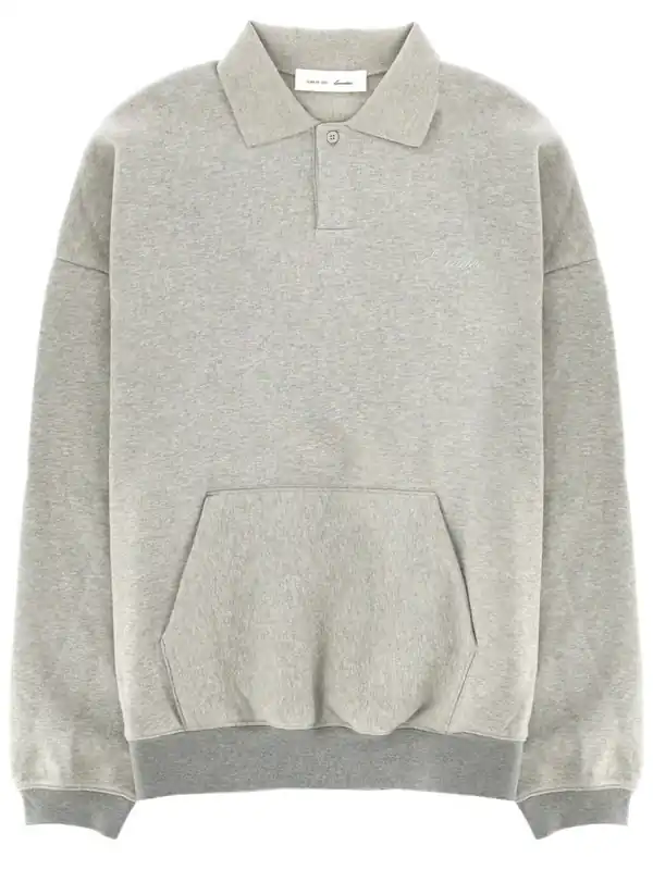 Felpa "Signature 90's" Con Colletto Polo - Fear Of God Essentials